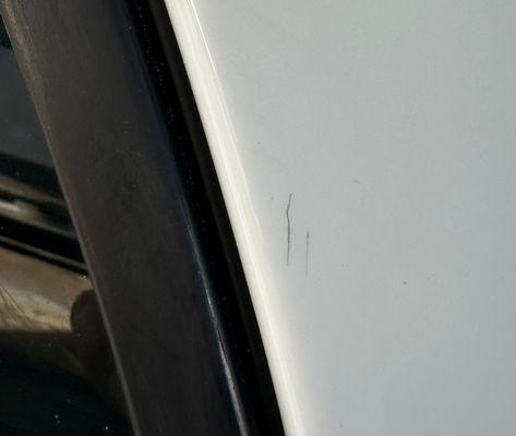 Scratches done by Car Crafters