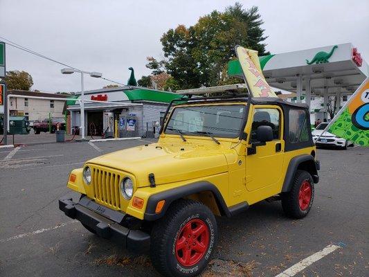 Yellow Jeep