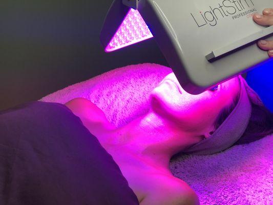 LED therapy can be added to any facial! amazing benefits