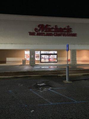 Michael's sign not lit up