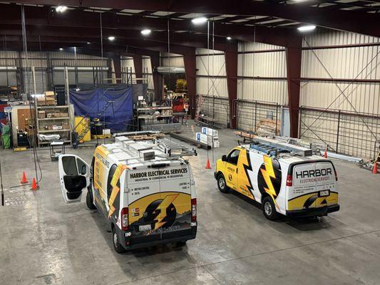 Fully Stocked Utility Vehicles ready to get the job done at this Industrial Property