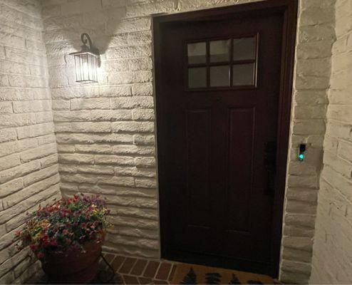 Front door ordered through Select and installed by Todd Thorpe