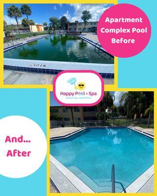 Commercial pool service!