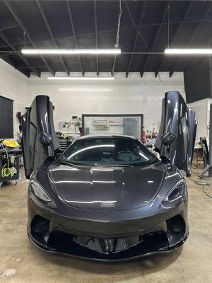 McLaren GT
 Tinted 3M Ceramic IR Film
 Front Windshield: 70%
 Roof: 5%