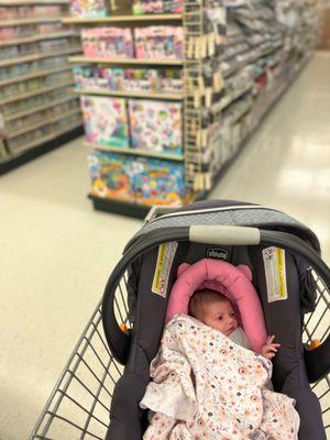 Her first trip to hobby lobby