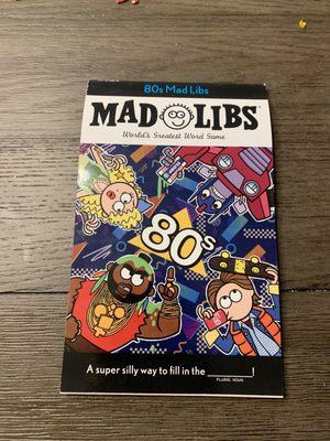 Mad Libs booklet