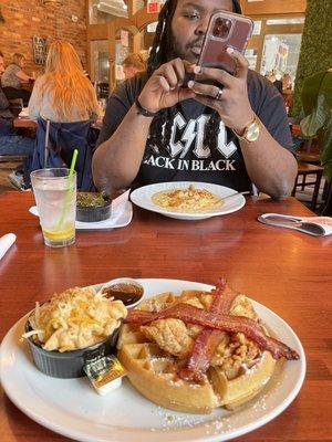 Shrimp and Grits Chicken and Waffles