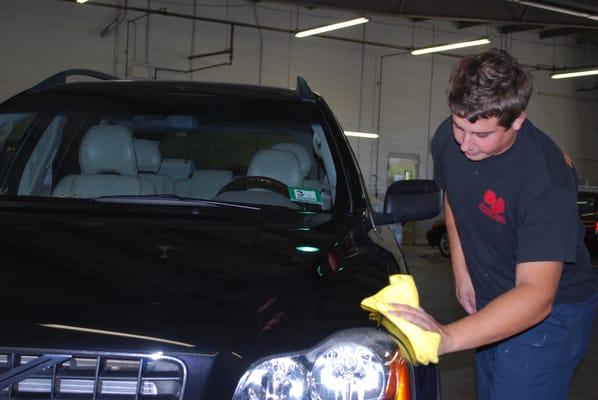 Our detailers will have your vehicles looking pristine upon their return!