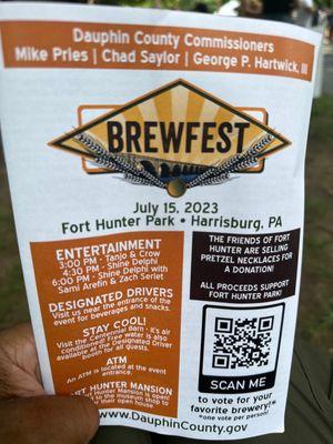 Fort Hunter Brewfest !!