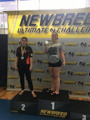 Layla gets first place at New Breed tournament