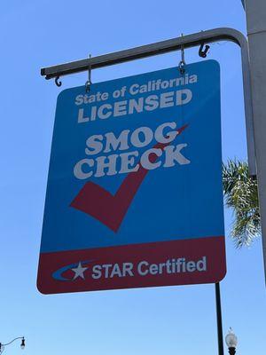 Certified Star station for smog check