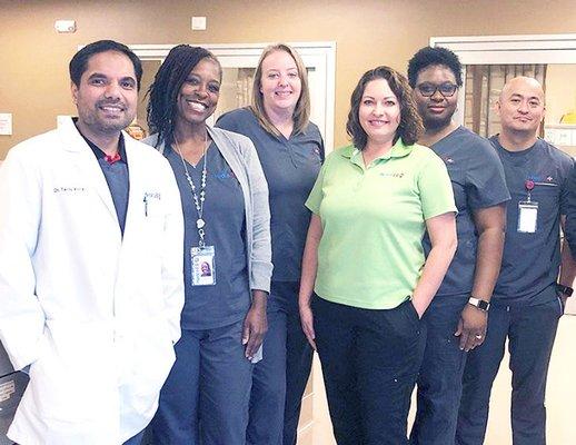 Medco ER & Urgent Care's highly trained, compassionate staff.