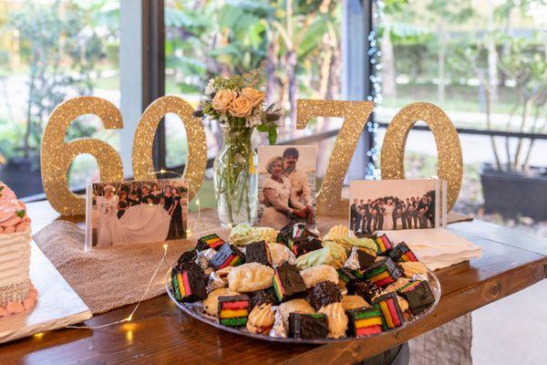 Dessert Cookie Platters. Beautiful to look at and scrumptious after-dinner sweets!