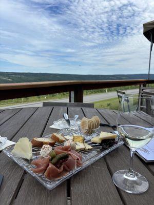 Views and charcuterie