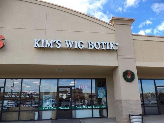 Kim's Wig Botik, conveniently located off Hampden Ave, just east of I-25 in the Tiffany Whole Foods Plaza, Denver, CO.