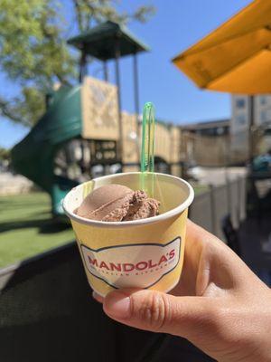 Kids Nutella gelato