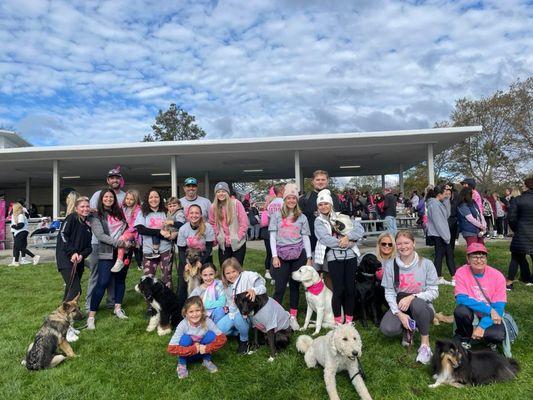 Our annual breast cancer 5K