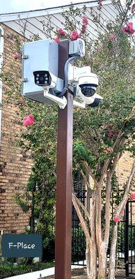 2 Licence Plate Cameras,  1 PTZ with Auto Tracking