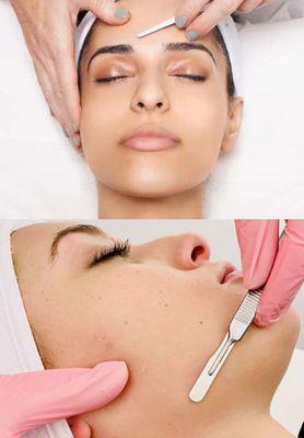 The dermaplaning add on is a great way to up level your skin game.