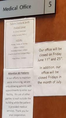 Closed June 11 n 25.