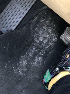 Driver side floor mat