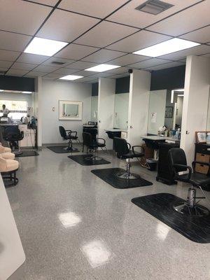 10 hairstylists 2 Manicurist  Newly remodeled  All services