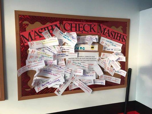 All of our Mastery Check Masters!