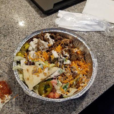 Chicken and Beef Gyro Platter