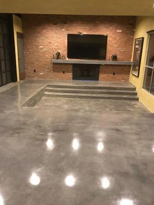 Low Shine Polished Concrete