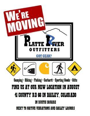 We're moving!