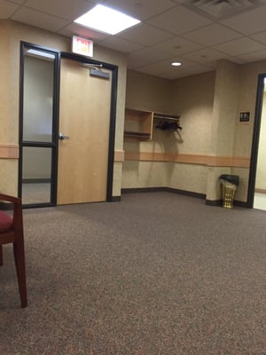 The waiting room.