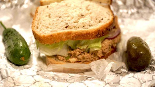 Chopped liver sandwich. $14.95 + tax