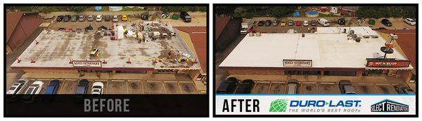 Duro-Last Roof Replacement - Little Caesars, St. Clair Shores, MI