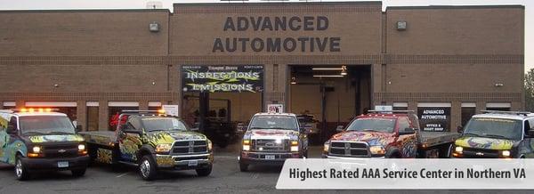 Highest rated AAA service center in Northern Virginia. All our parts and services are 100% guaranteed for one year or 12,000 Mls