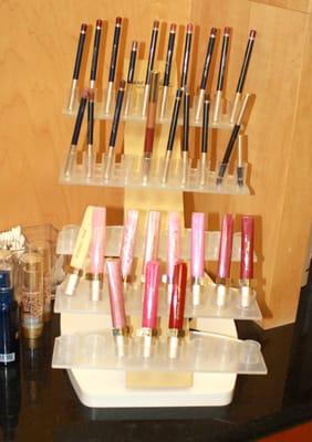 Lipgloss and liner and brushes, oh my!