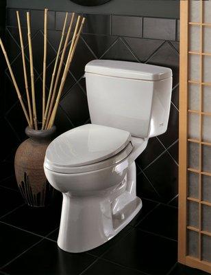 Comfort Height 18" Toto Drake. Awesome flushing toilet