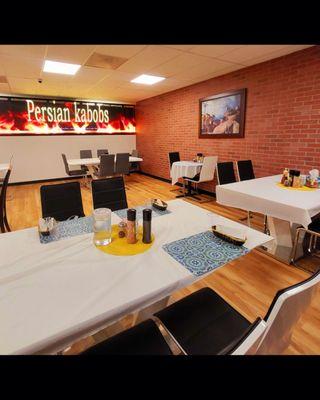 Nice dining room with music