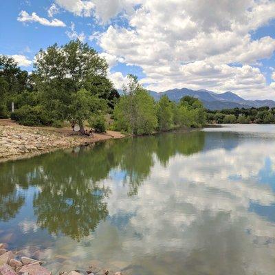 Unwind at Quail Lake after your massage.