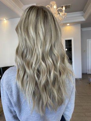 Balayage and babylights