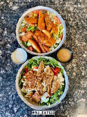 Buffalo Chicken Salad / Arugula Salad