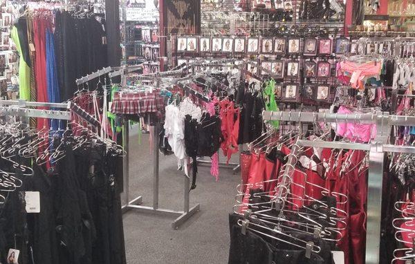 Lingerie, dresses, skirt, shoes, and outfits for all those naughty adult situations