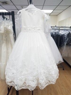 One of our lovely communion dress styles