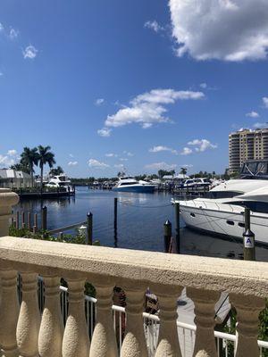 The marina view from the boardwalk.