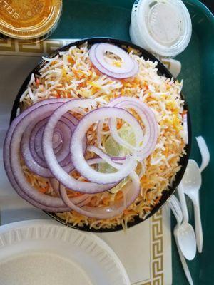 Special chicken biriyani