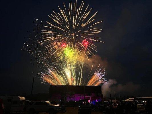 Fireworks from 4th of July Celebration