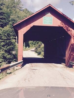 One of 2 covered bridges and a horse farm 200 yards from the store!