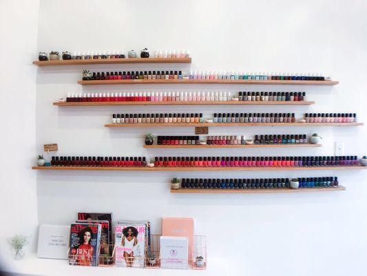 Our non-toxic nail polish selection.