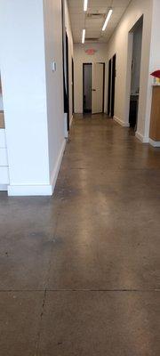 Very clean entrance hallway to exam rooms