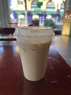 iced coffee with cream