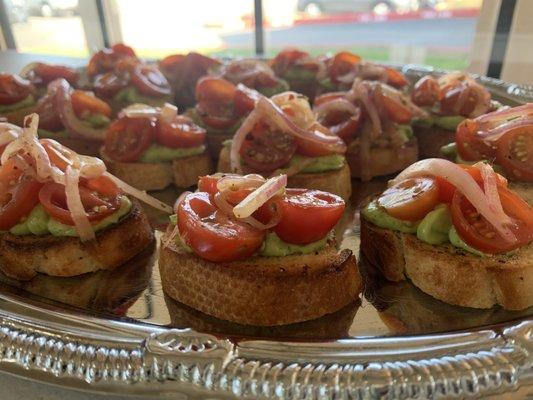 Tomato & Green Goddess  Bruschetta